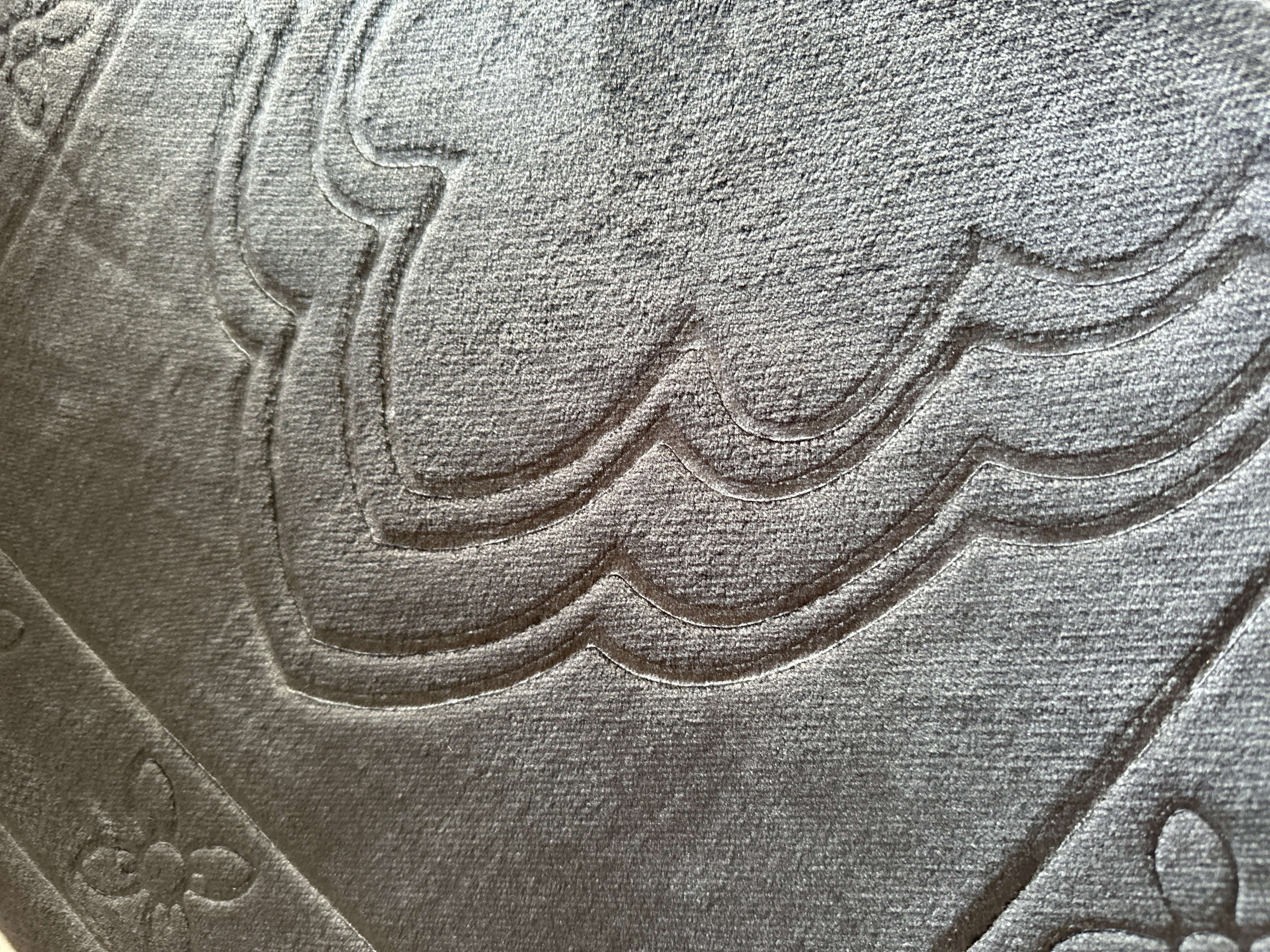 سجادة صلاة مخملية قابلة للطي مع مسند ظهر